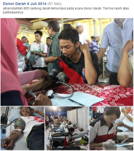 Laporan Donor Darah Ramadhan